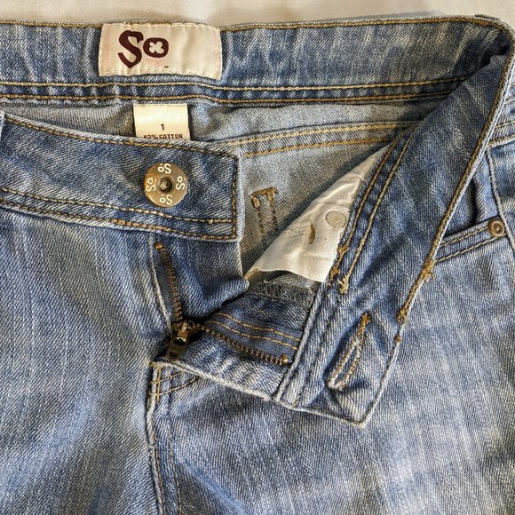 So “Wear It Declare It” Jeans in Aquarius wash. size 1! EUC! - Picture 1 of 13